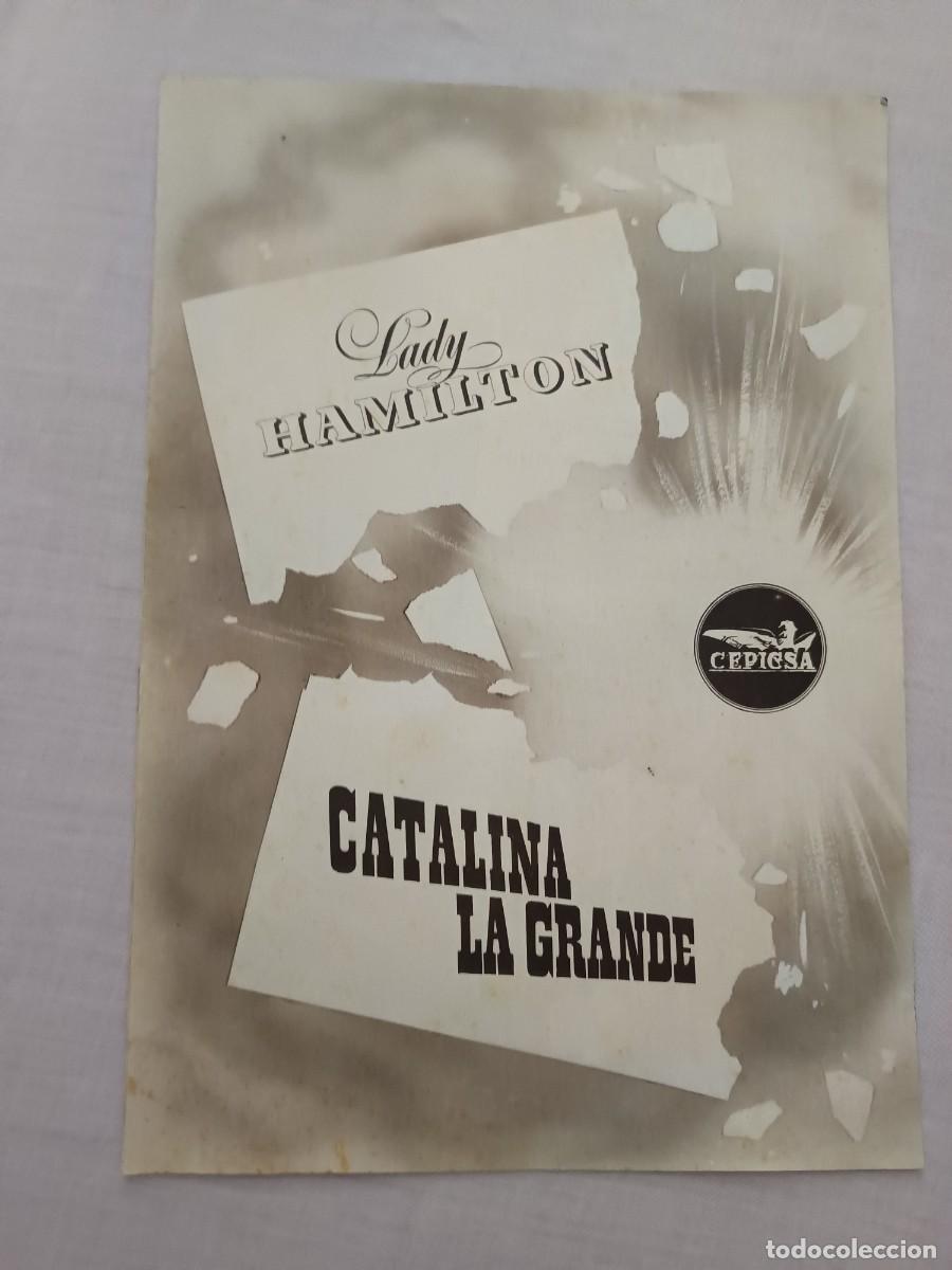 Cine: GUIA CINE 8 PAGINAS LADY HAMILTON(VIVIEN LEIGH)-CATALINA LA GRANDE (DOUGLAS FAIRBANKS)