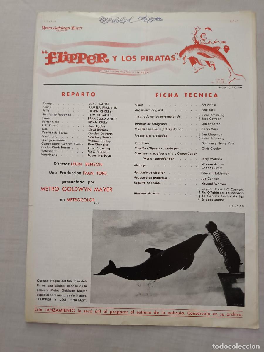 Cine: GUIA CINE TRIPLE FLIPPER Y LOS PIRATAS LUKE HALPIN