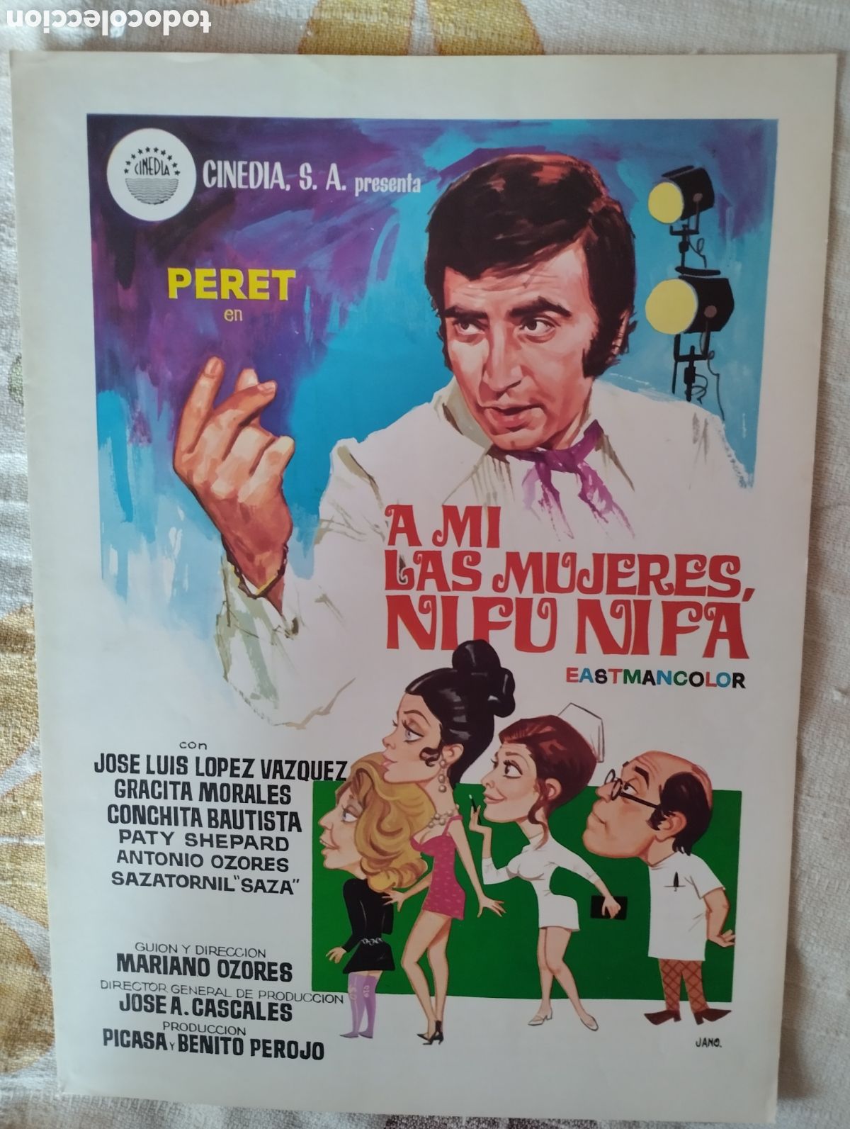Kino: GUIA DOBLE - A MI LAS MUJERES NI FU NI FA