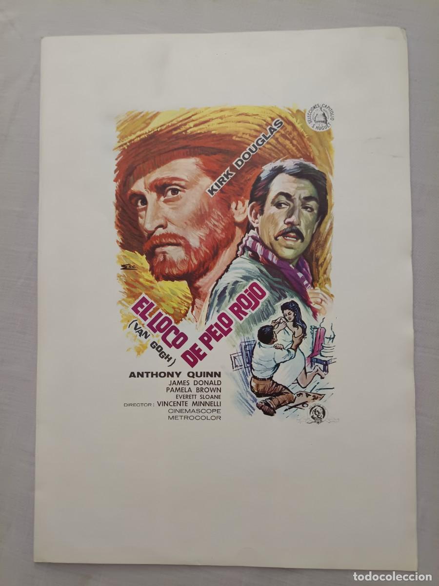 Cine: GUIA CINE DOBLE EL LOCO DEL PELO ROJO KIRK DOUGLAS