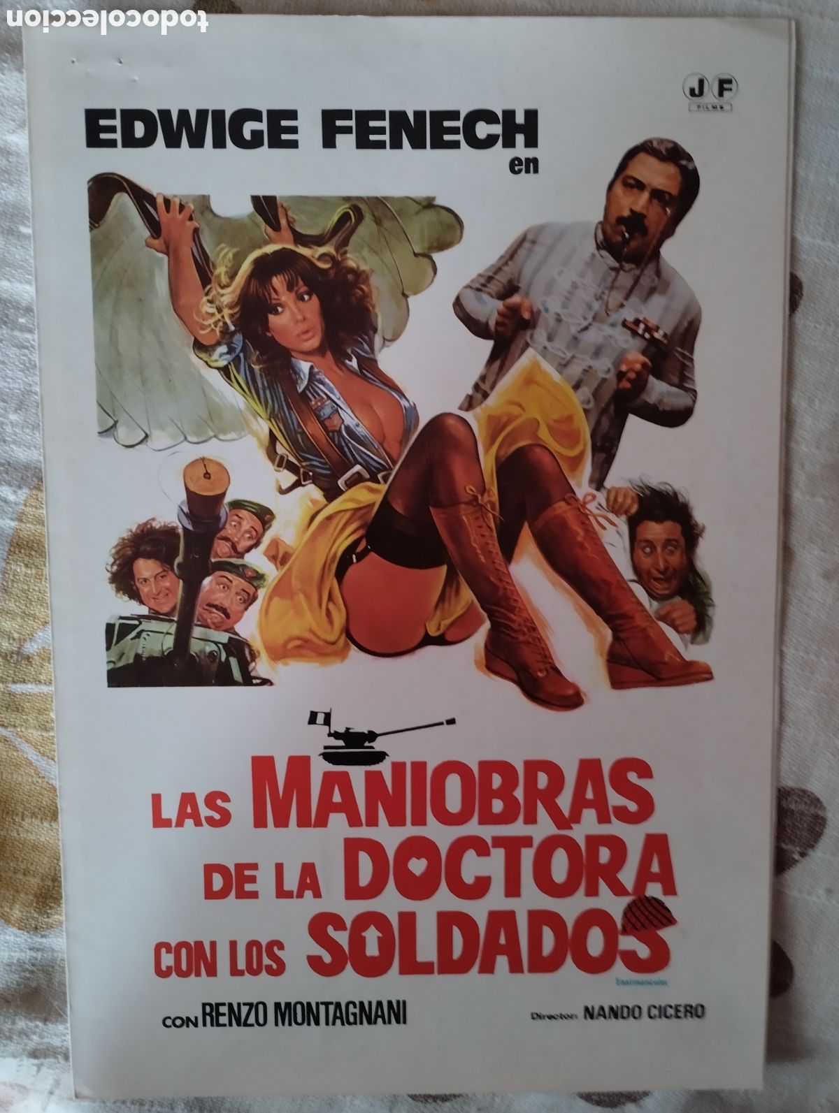 Cine: GUIA DOBLE - LA MANIOBRA DE LA DOCTORA CON LOS SOLDADOS - EDWIGE FENECH