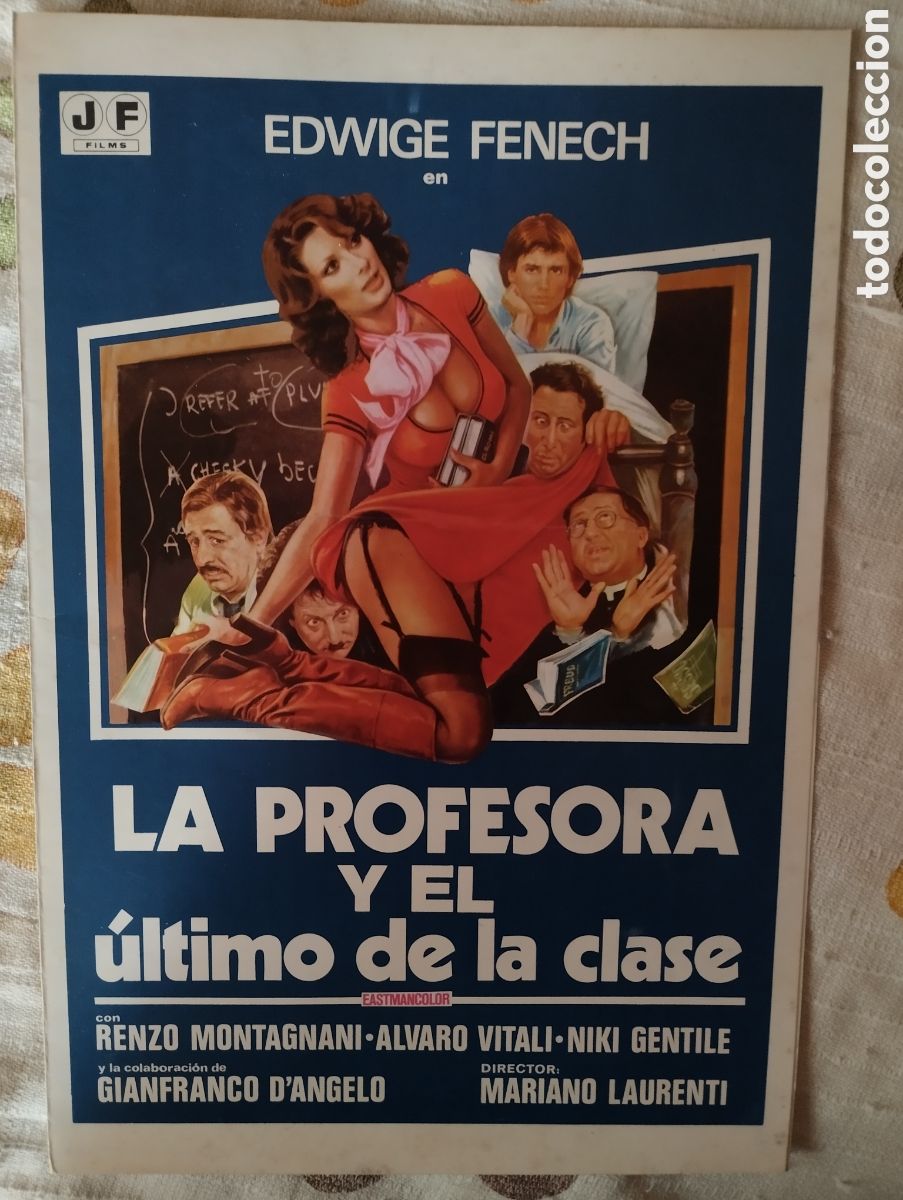 Cine: GU&Iacute;A DOBLE - LA PROFESORA Y EL ULTIMO DE LA CLASE - EDWIGE FENECH