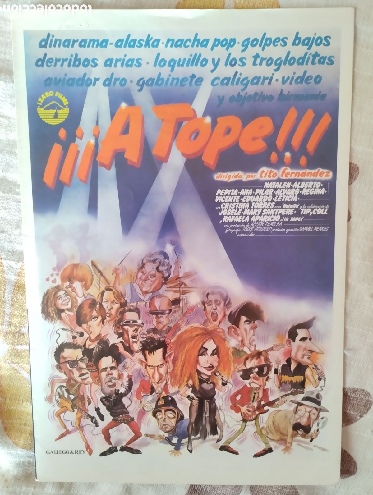 Cine: GUIA DOBLE - A TOPE - TITO FERNANDEZ