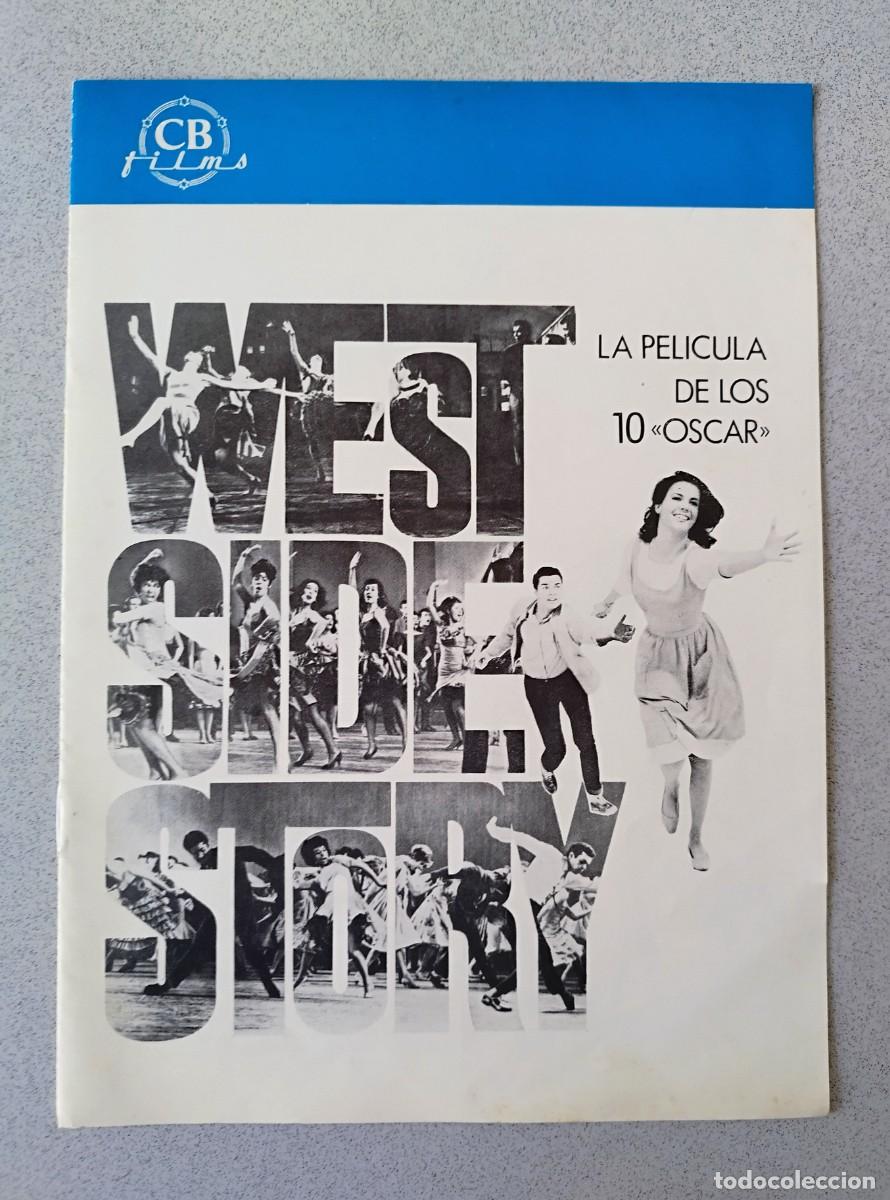 Cine: West Side Story - Gu&iacute;a cinematogr&aacute;fica original Reestreno 1981 - 8 p&aacute;gs CB Films / Grafic Art