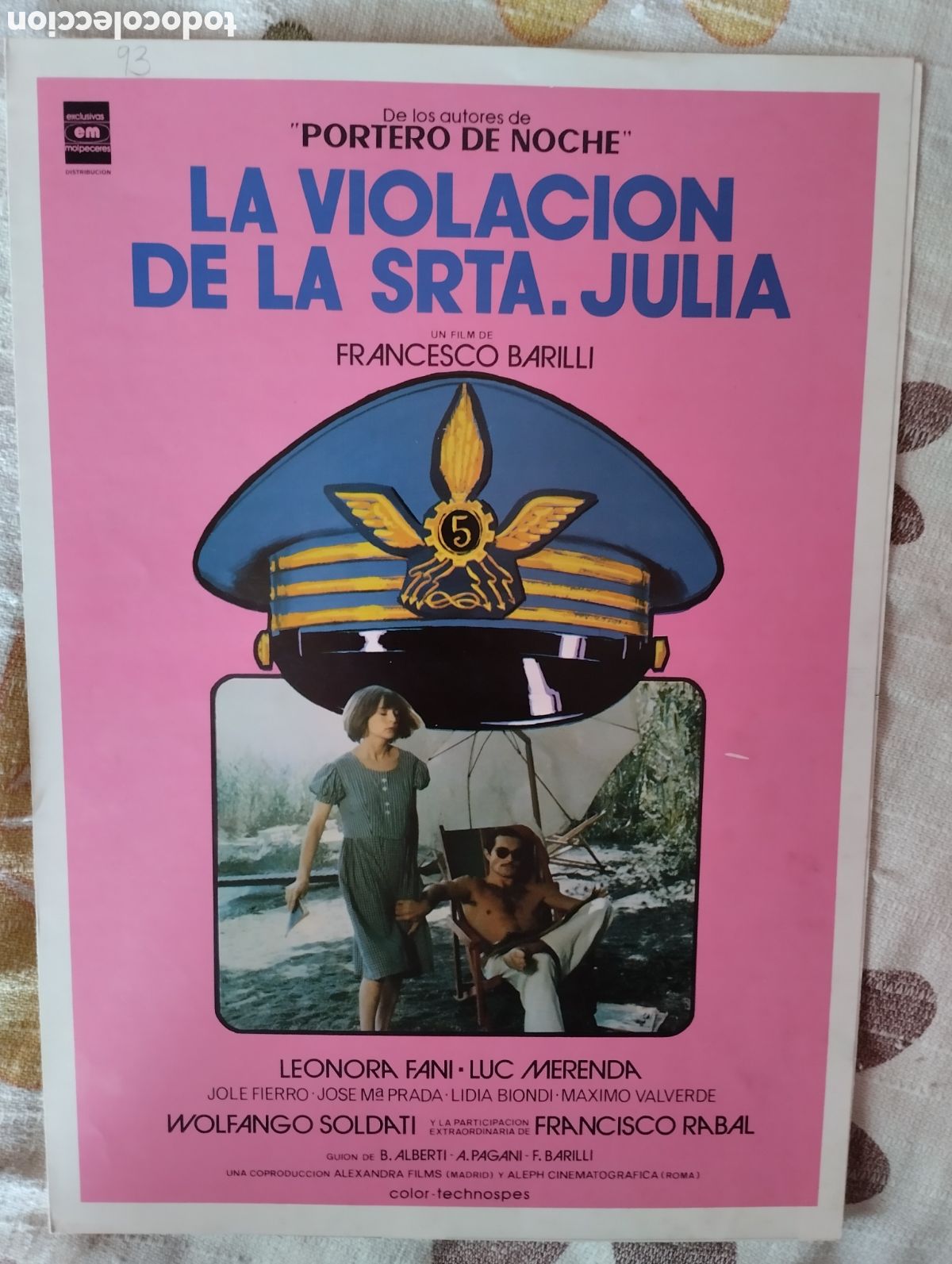 Cine: GUIA DOBLE - LA VIOLACI&Oacute;N DE LA SE&Ntilde;ORITA JULIA