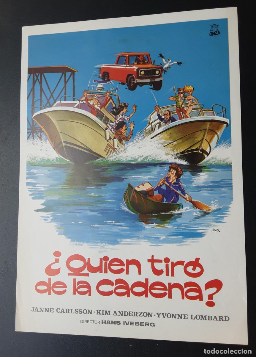 Cine: &iquest;QUI&Eacute;N TIR&Oacute; DE LA CADENA? JANNE CARLSSON, KIM ANDERZON. DIBUJO DE JANO.