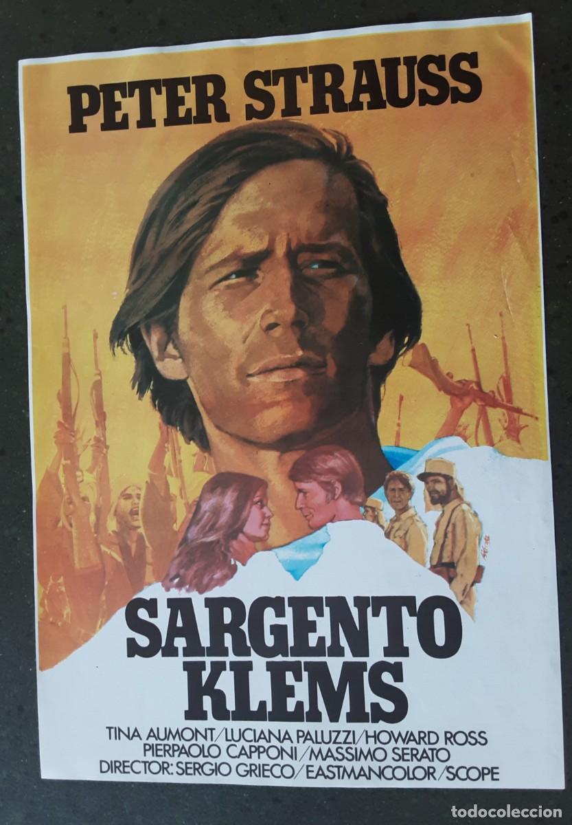 Cine: SARGENTO KLEMS, PETER STRAUSS, TINA AUMONT, LUCIANA PALUZZI.