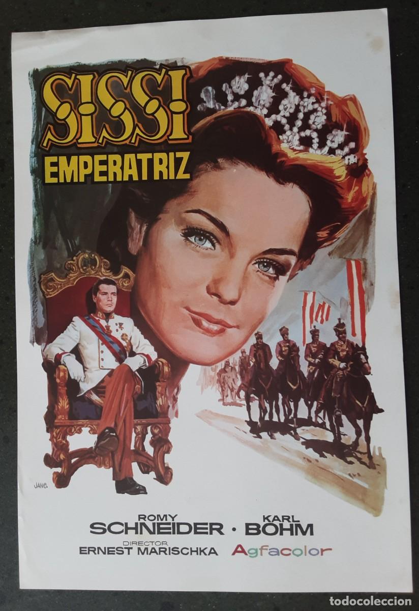 Cine: SISSI EMPERATRIZ, ROMY SCHNEIDER, KARL BOHN. DIBUJO JANO
