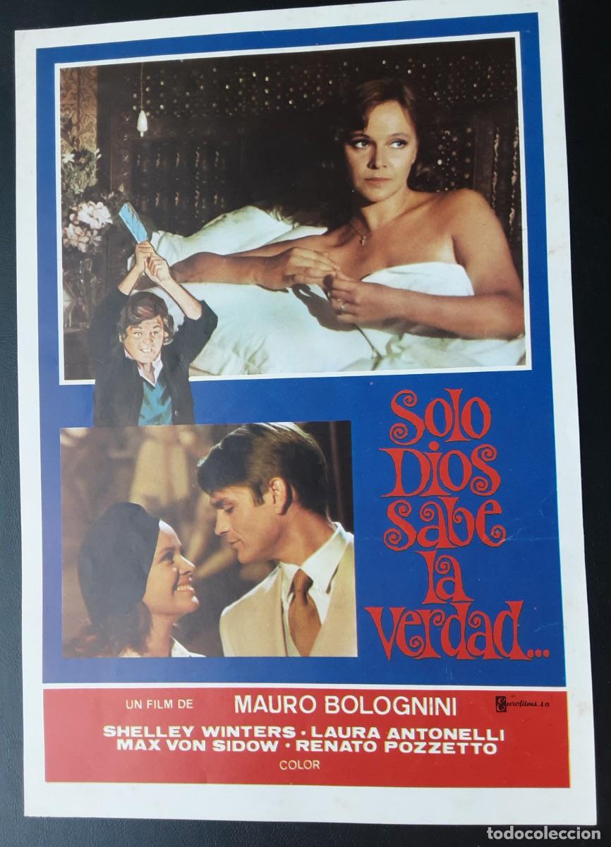 Cine: S&Oacute;LO DIOS SABE LA VERDAD, SHELLEY WINTERS, LAURA ANTONELLI, MAX VON SIDOW.