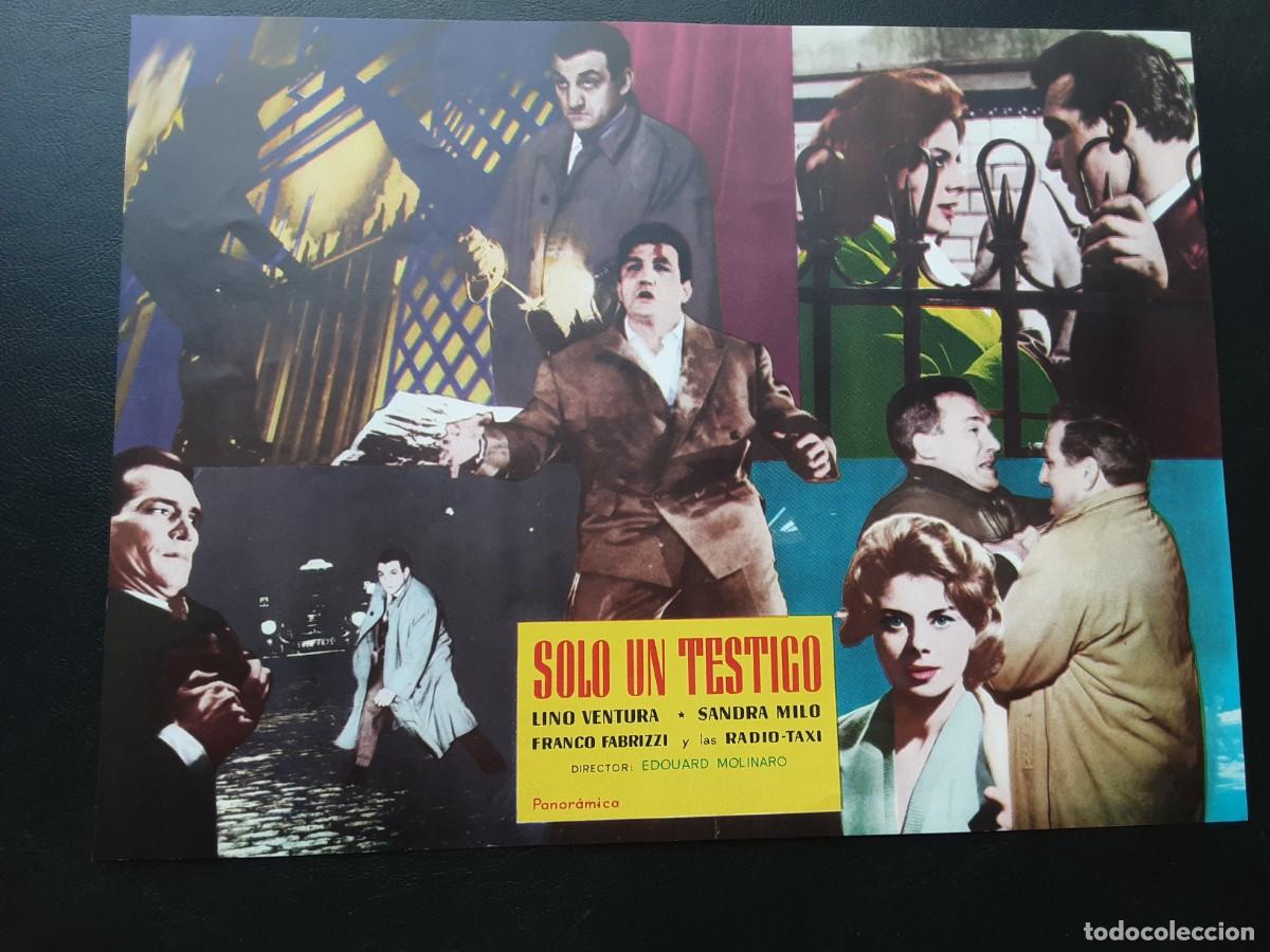 Cine: SOLO UN TESTIGO, LINO VENTURA, SANDRA MILO, FRANCO FABRIZZI.