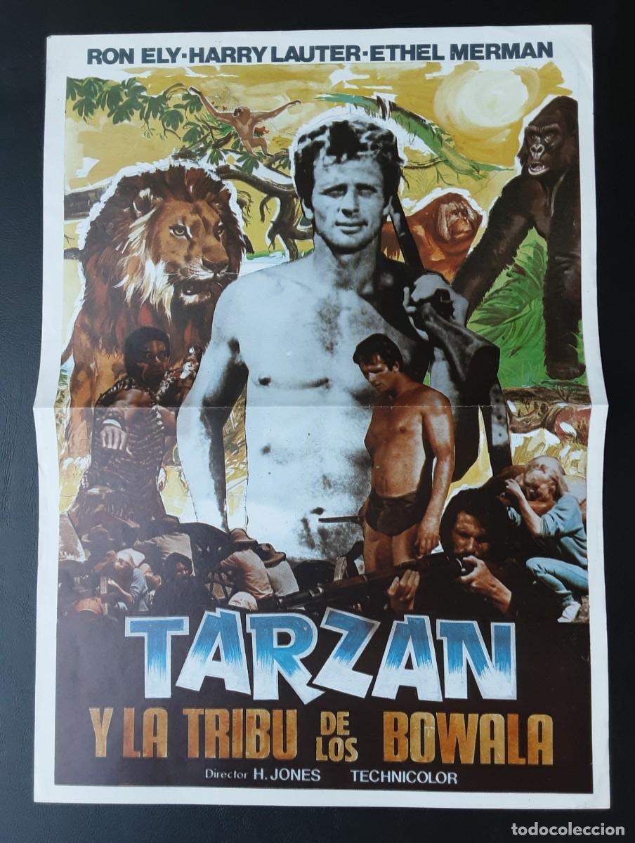 Cine: TARZAN Y LA TRIBU DE LOS BOWALA, RON ELY, HARRY LAUTER,ETHEL MERMAN.