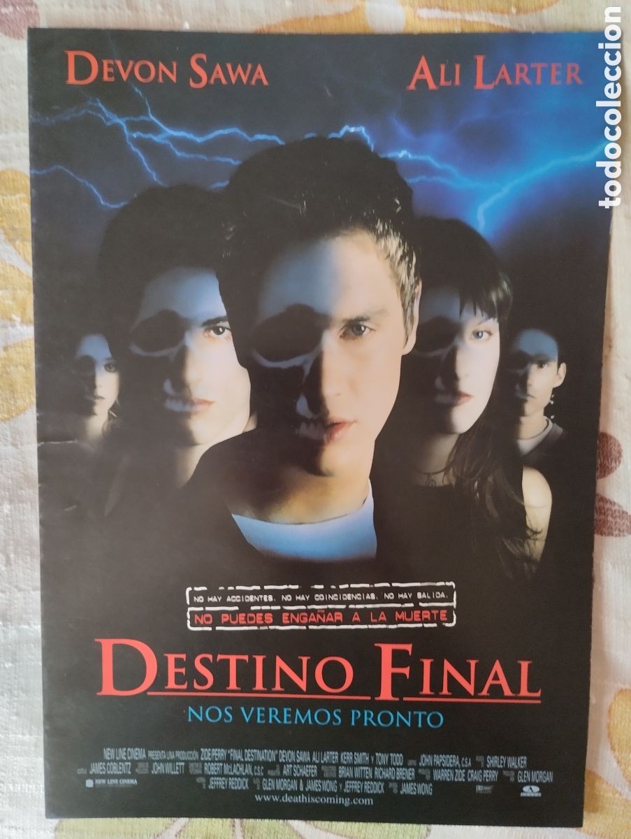Cine: GUIA DOBLE - DESTINO FINAL