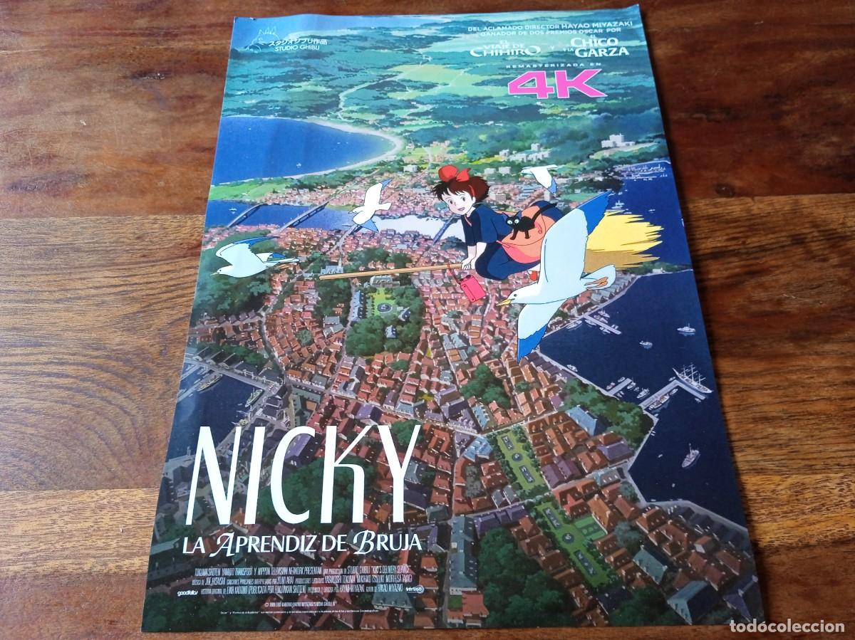 Cinema: Nicky, la aprendiz de bruja - Animacion - Dir. Hayao Miyazaki - Guia original Vertigo 2026