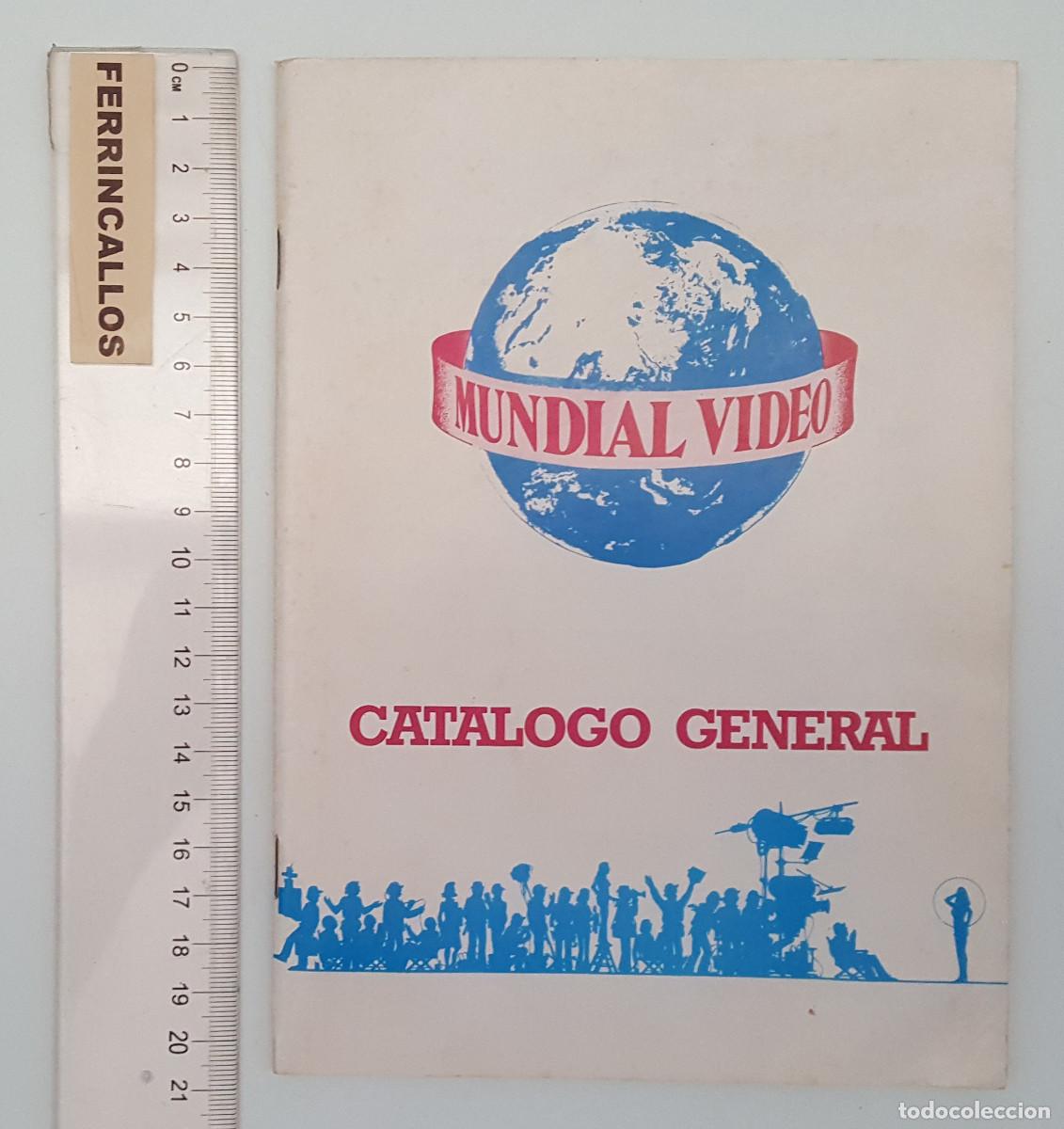 Cine: CAT&Aacute;LOGO GENERAL MUNDIAL VIDEO, A&Ntilde;OS 80, 84 P&Aacute;GINAS, PEL&Iacute;CULAS VHS CINE, MUY RARO