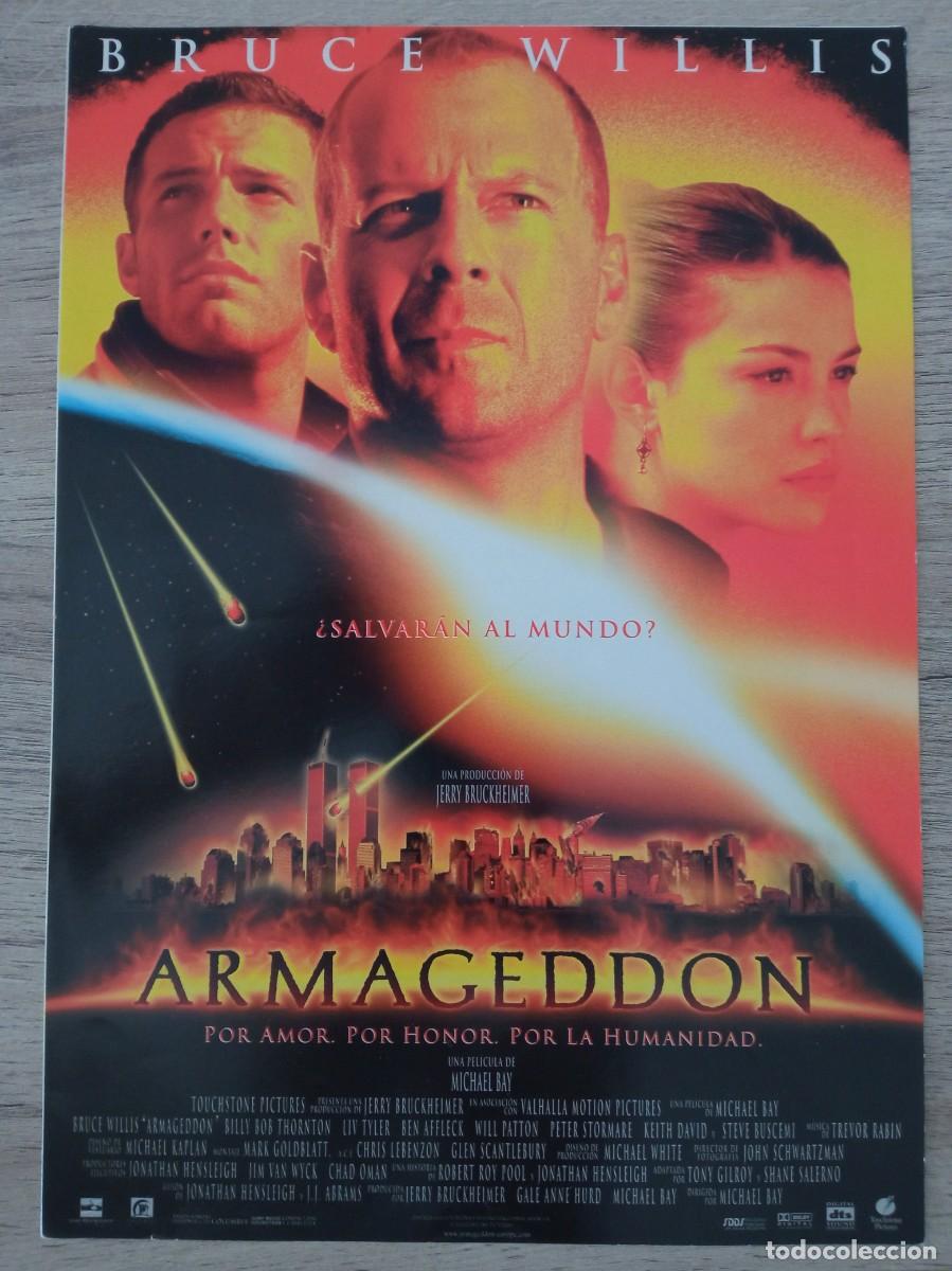 Cine: GU&Iacute;A PUBLICITARIA DE LA PEL&Iacute;CULA ARMAGEDDON, BRUCE WILLIS