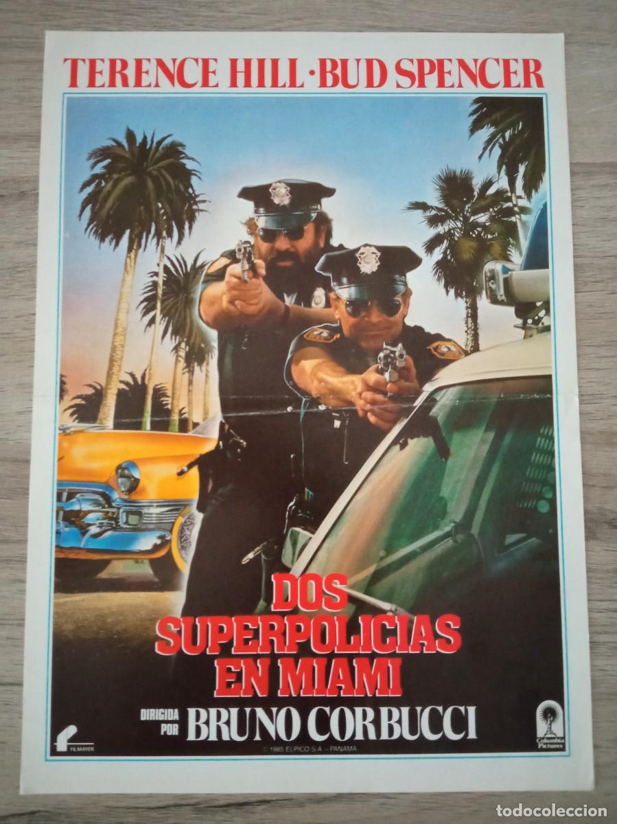 Cine: GU&Iacute;A PUBLICITARIA DE LA PEL&Iacute;CULA DOS SUPEPOLICIAS EN MIAMI, TERENCE HILL, BUD SPENCER