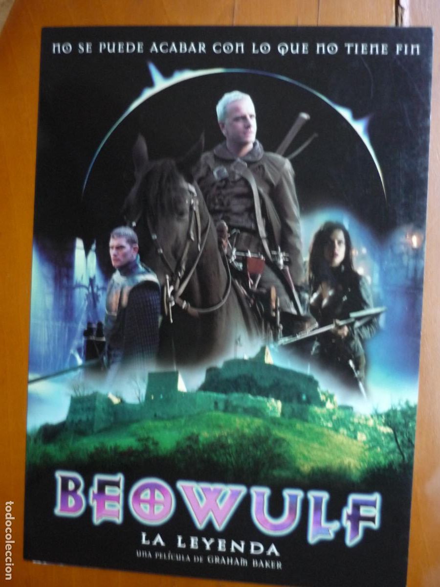 Cine: BEOWULF LA LEYENDA - GUIA PUBLICITARIA -CHRISTOPHER LAMBERT RHONA MITRA GOTZ OTTO PATRICIA VELAZQUE