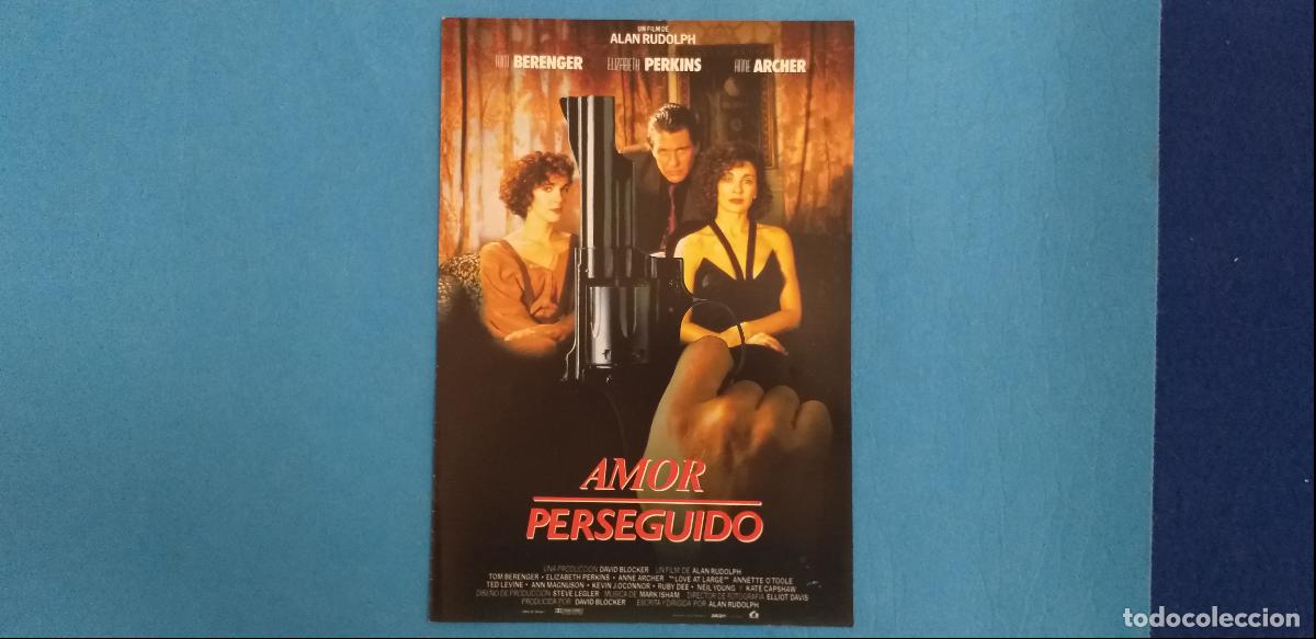 Cine: Guia PUBLICITARIA: 8 p&aacute;ginas. Amor perseguido. Un film de Alan Rudolph