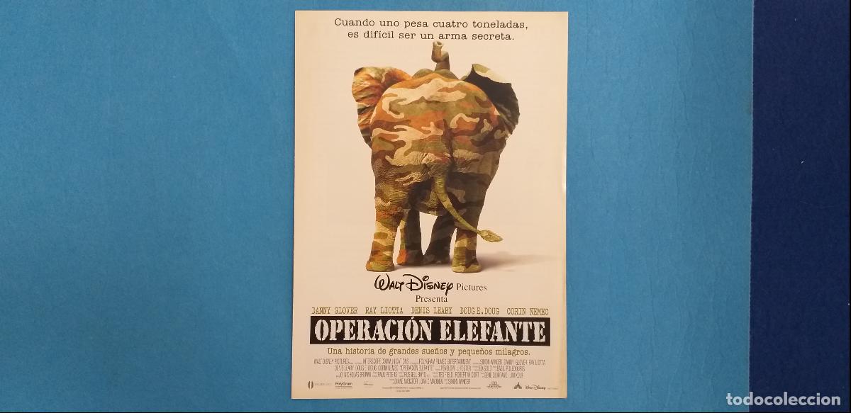 Cine: GUIA DOBLE: Operaci&oacute;n elefante. Pelicula de Walt Dysney Pictures.