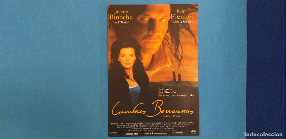 Cine: Gu&iacute;a SIMPLE: Cumbres borrascosas de Emily Bronte. Juliette Binoch Ralph Fiennes