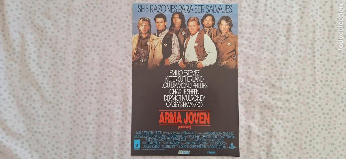 Cinema: GUIA SIMPLE: ARMA JOVEN. Director: Christopher Cain. Actores: Emilio Estevez, Kiefer Sutherland