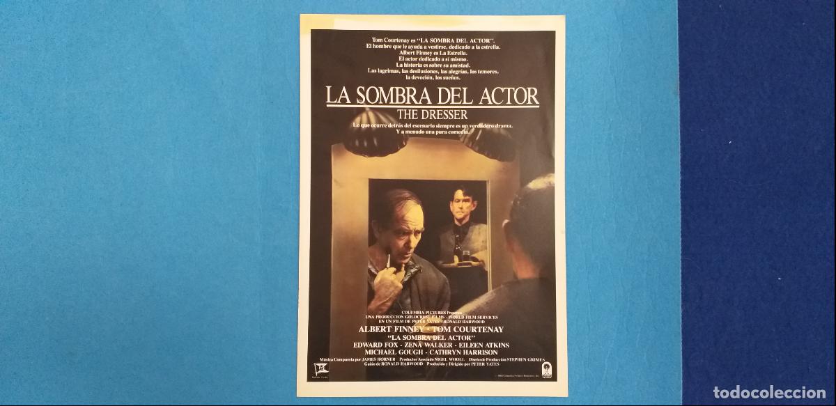 Cine: GUIA PUBLICITARIA simple: LA SOMBRA DEL ACTOR. THE DRESSER. PETER YATES, ALBERT FINNEY, TOM COURTEN