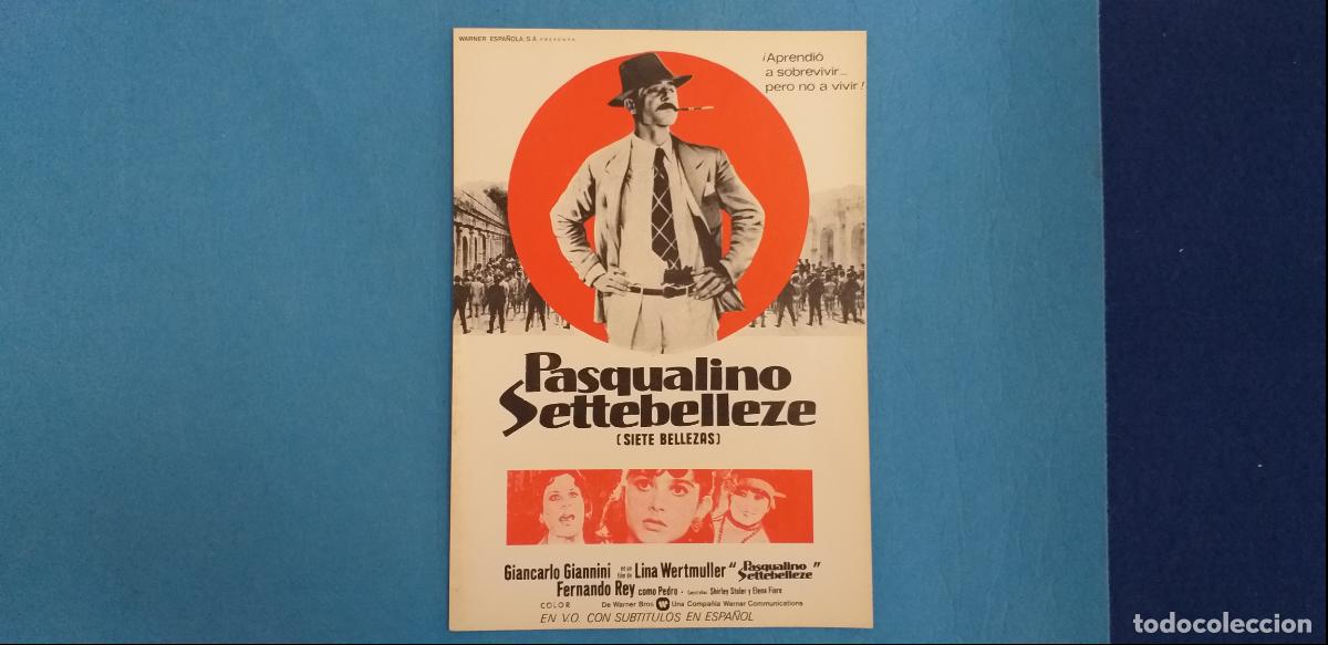 Cine: GUIA SIMPLE: PASQUALINO SETTEBELLEZE SIETE BELLEZAS. A&Ntilde;O 1975. GIANCARLO GIANNINI