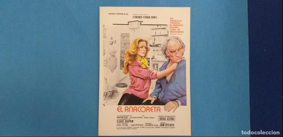 Cine: GUIA SIMPLE: El anacoreta (Juan Estelrich, 1976). Fernando Fern&aacute;n G&oacute;mez, Mantine And&oacute;