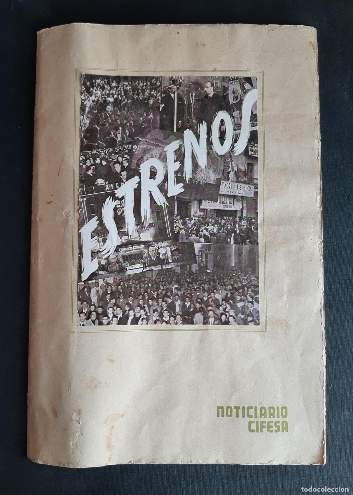Kino: NOTICIARIO CIFESA ESTRENOS TEMPORADA 1940 - 1941