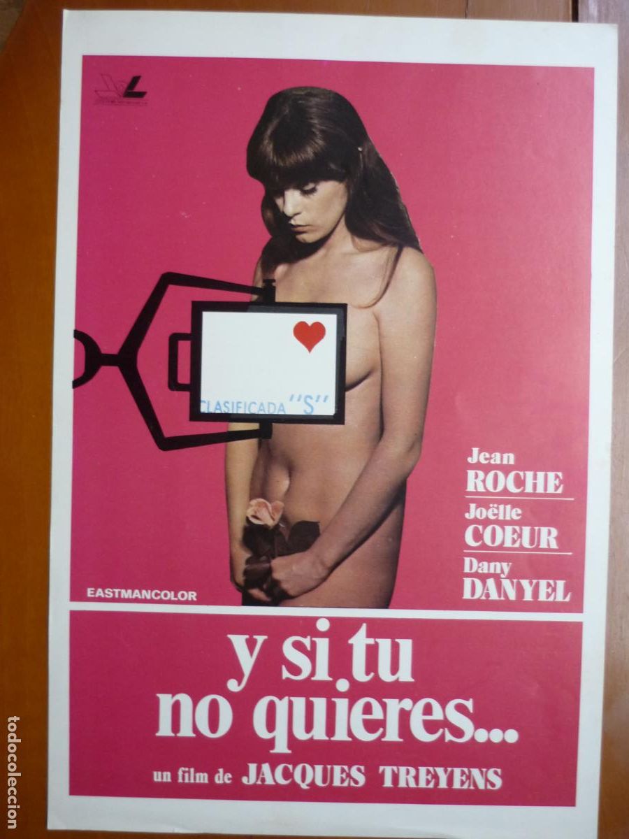 Cine: y si tu no quieres - guia publicitaria original - joelle coeur cine erotico clasificada s