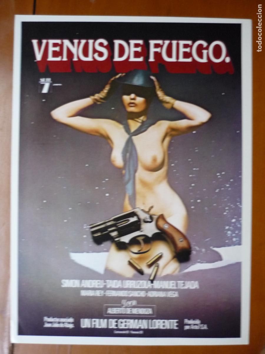 Cine: venus de fuego - guia publicitaria original - taida urruzola adriana vega cine erotico