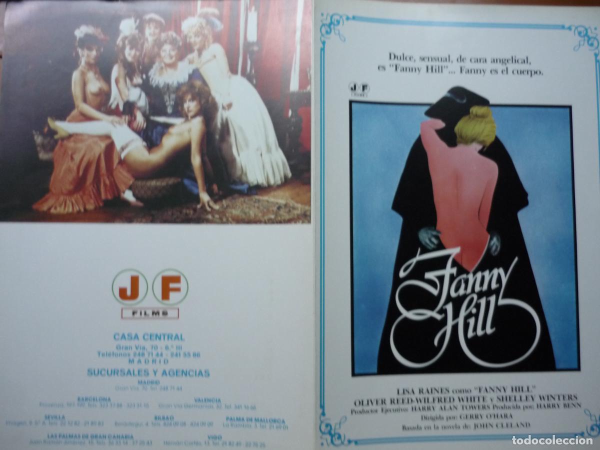Cine: fanny hill - guia publicitaria original - lisa raines oliver reed shelley winters cine erotico