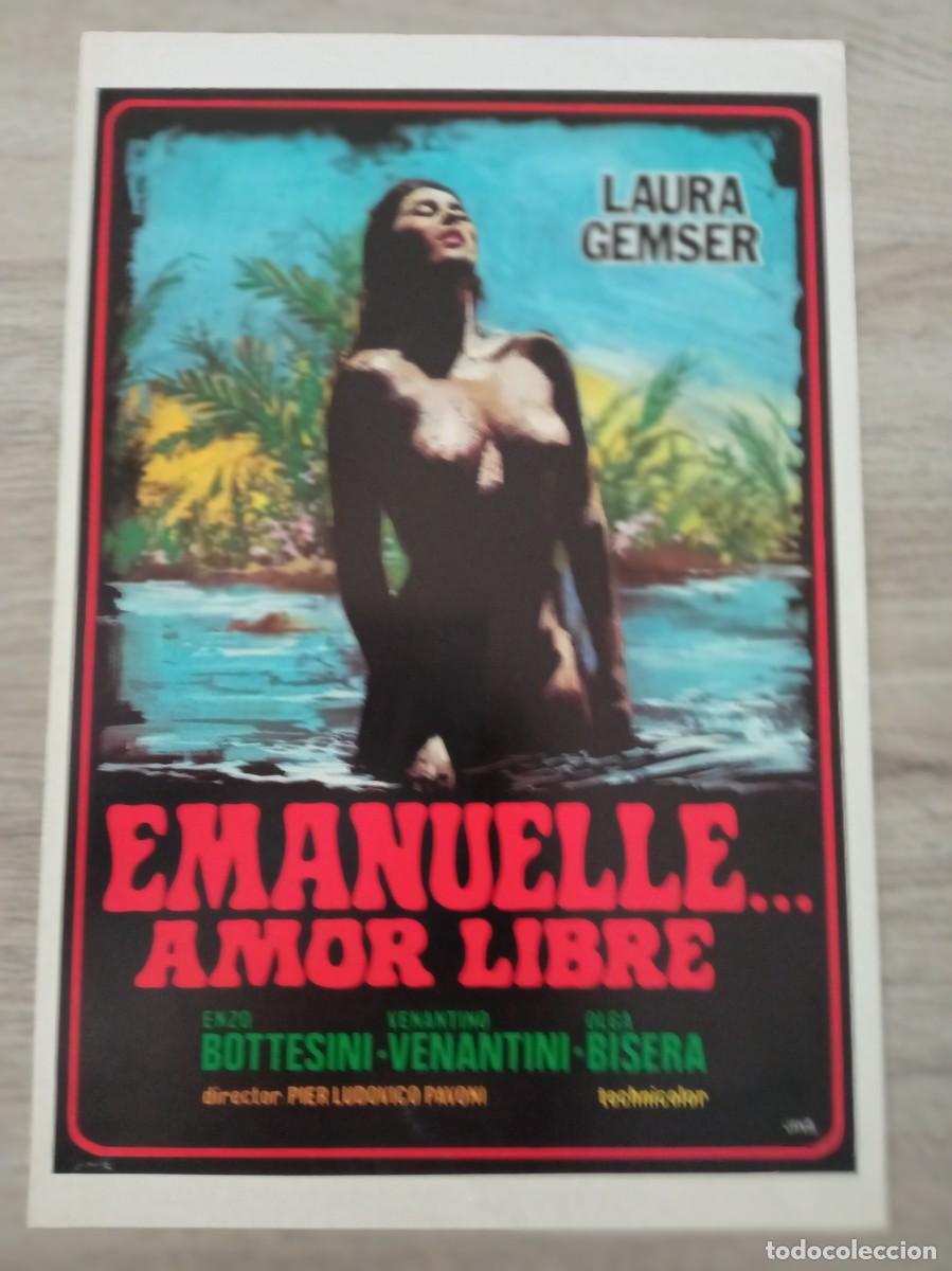 Cine: GU&Iacute;A PUBLICITARIA DE LA PEL&Iacute;CULA EMANUELLE... AMOR LIBRE, LAURA GEMSER