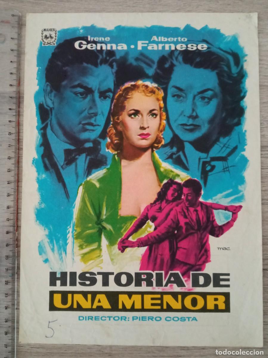 Cine: GU&Iacute;A PUBLICITARIA DE LA PEL&Iacute;CULA HISTORIA DE UNA MENOR, IRENE GENNA