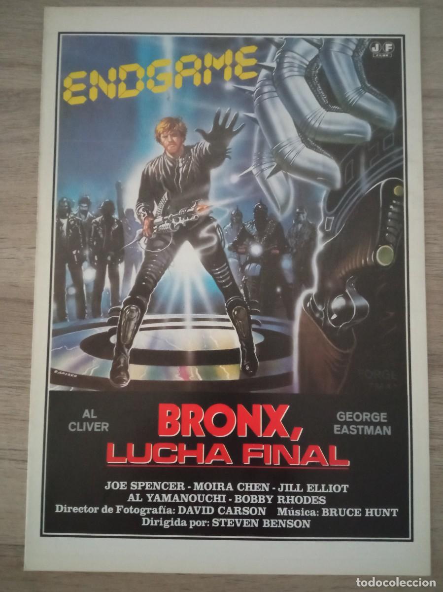 Cine: GU&Iacute;A PUBLICITARIA DE LA PEL&Iacute;CULA BRONX, LUCHA FINAL, AL CLIVER