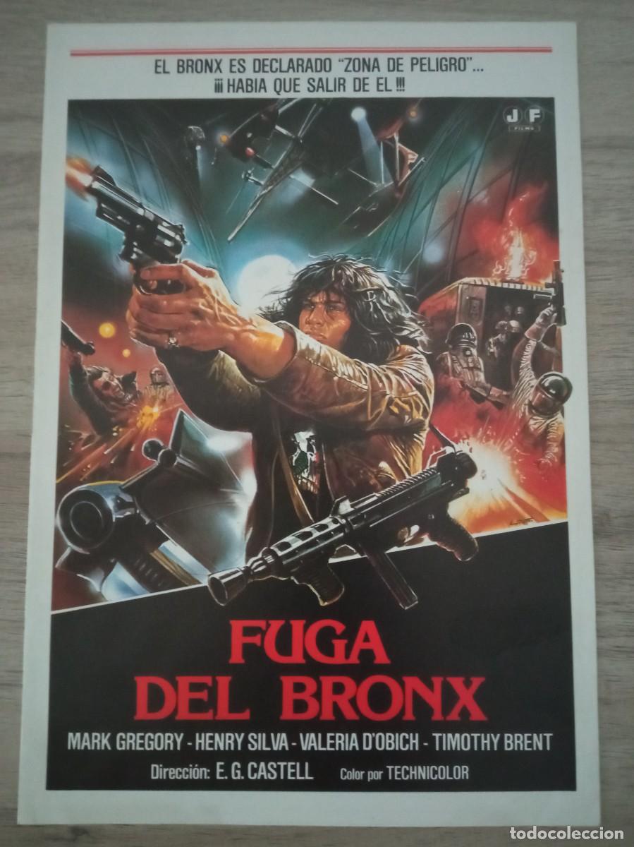 Cine: GU&Iacute;A PUBLICITARIA DE LA PEL&Iacute;CULA FUGA DEL BRONX, MARK GREGORY