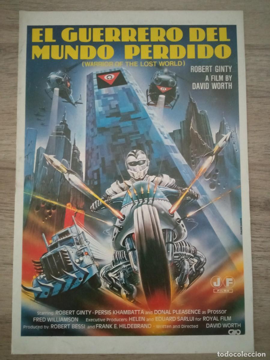Cine: GU&Iacute;A PUBLICITARIA DE LA PEL&Iacute;CULA EL GUERRERO DEL MUNDO PERDIDO, ROBERT GINTY