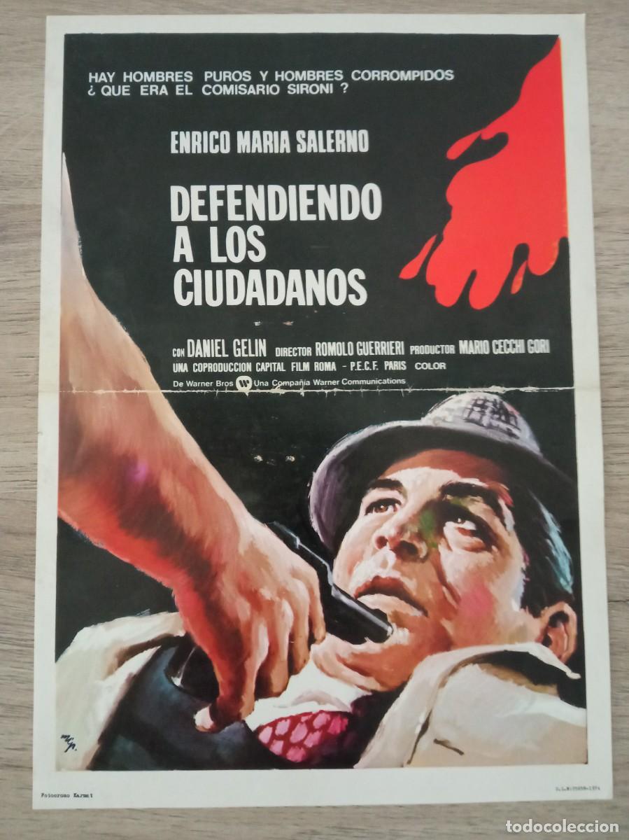 Cine: GU&Iacute;A PUBLICITARIA DE LA PEL&Iacute;CULA DEFENDIENDO A LOS CIUDADANOS, ENRICO MARIA SALERNO