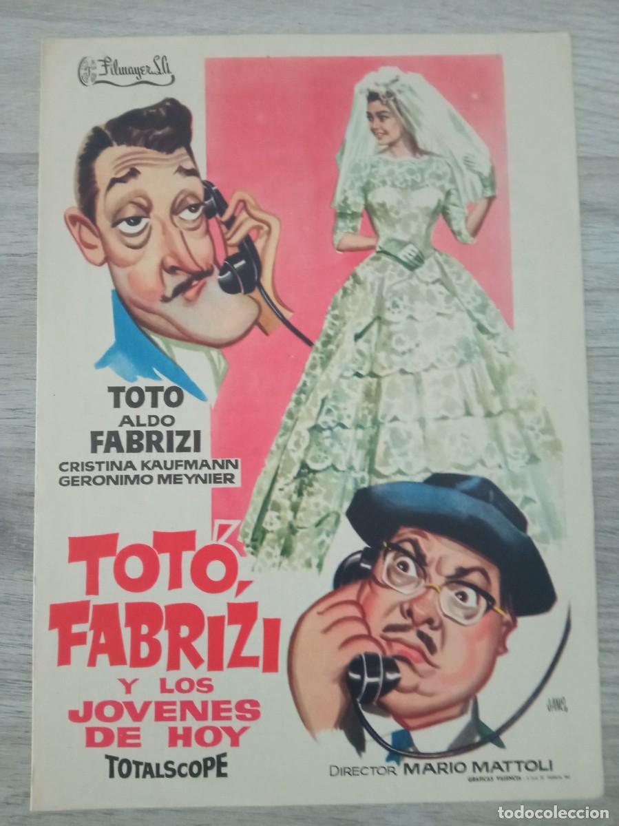 Cine: GU&Iacute;A PUBLICITARIA DE LA PEL&Iacute;CULA TOT&Oacute;, FABRIZI Y LOS J&Oacute;VENES DE HOY