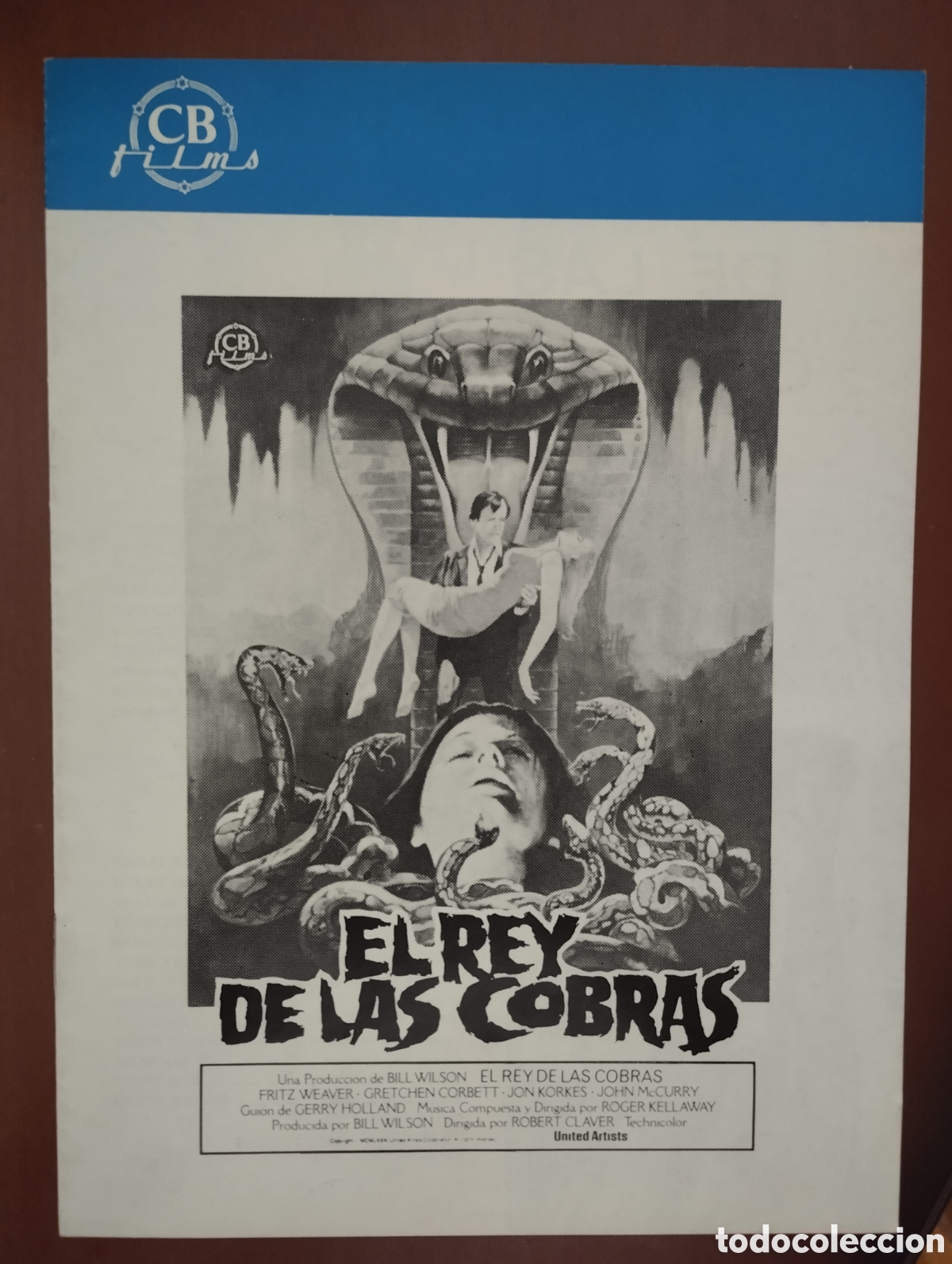 Cine: GUIA DE VARIAS PAGINAS - EL REY DE LAS COBRAS