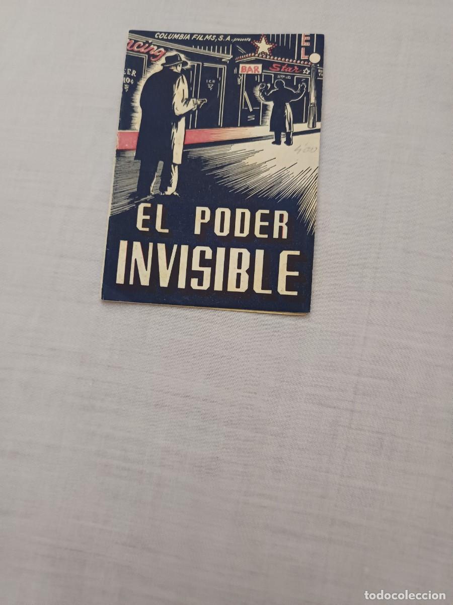 Cine: GUIA DE CINE TIPO LIBRITO EL PODER INVISIBLE BRODERICK CRAWFORD