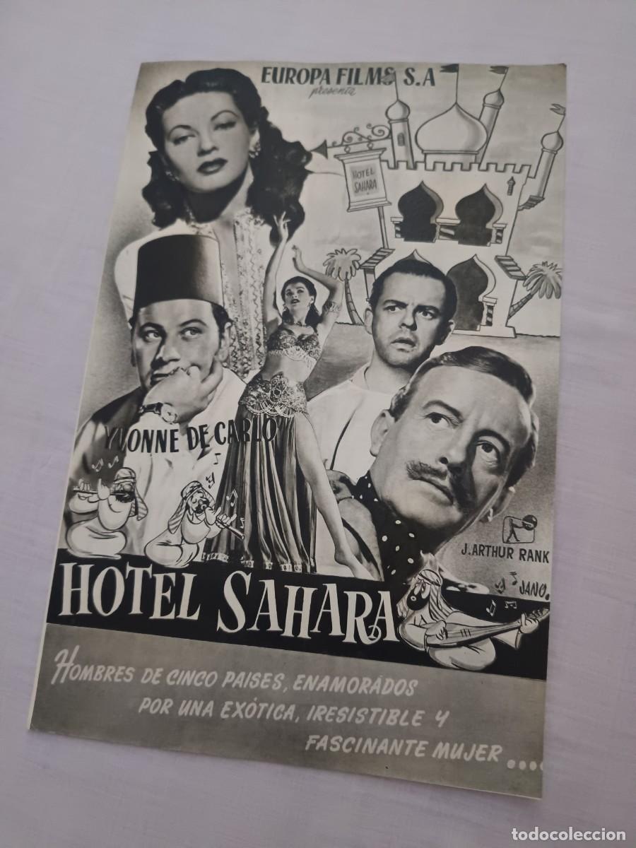 Cine: GUIA DE CINE SENCILLA HOTEL SAHARA YVONNE DE CARLO