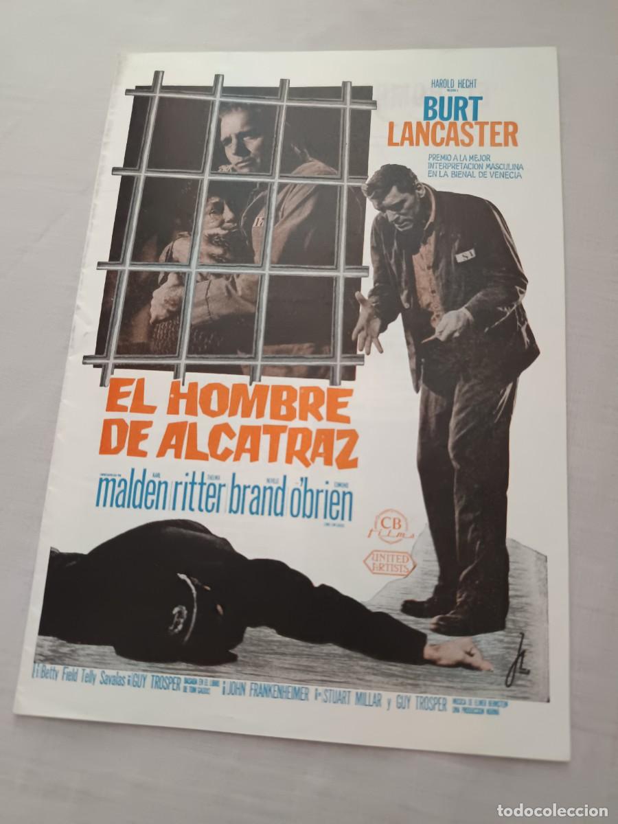 Cine: GUIA DE CINE TIPO LIBRITO 16 PAGINAS EL HOMBRE DE ALCATRAZ BURT LANCASTER