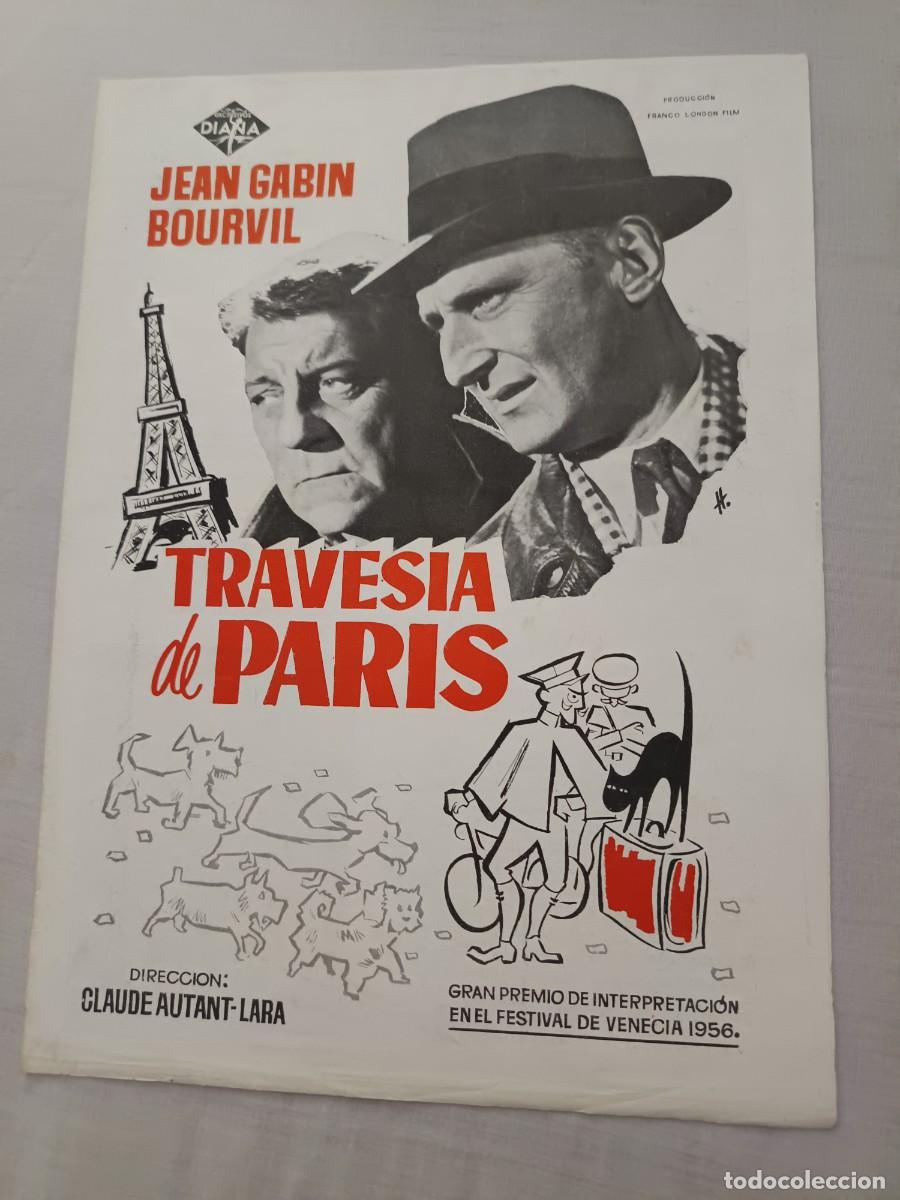 Cine: GUIA DE CINE DOBLE TRAVESIA DE PARIS JEAN GABIN
