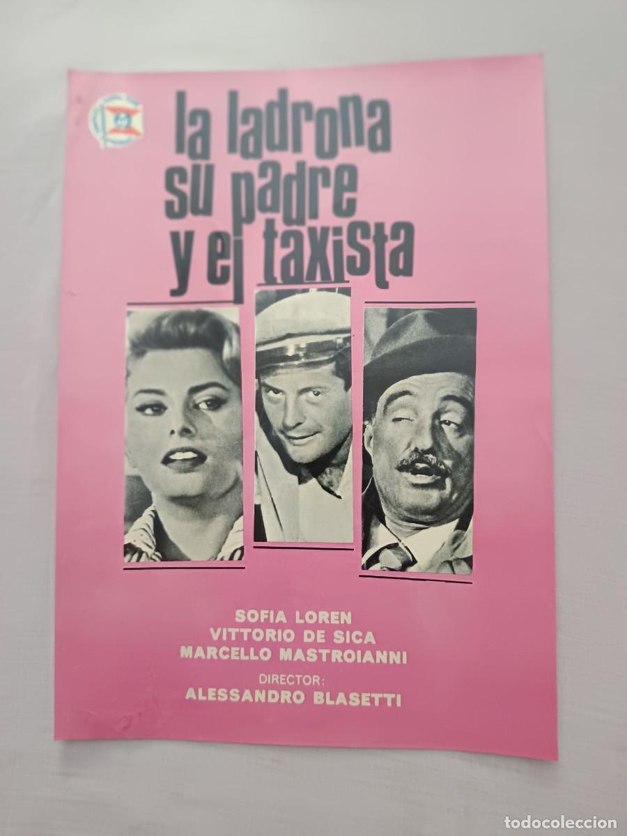 Cine: GUIA DE CINE SENCILLA LA LADRONA SU PADRE Y EL TAXISTA SOFIA LOREN