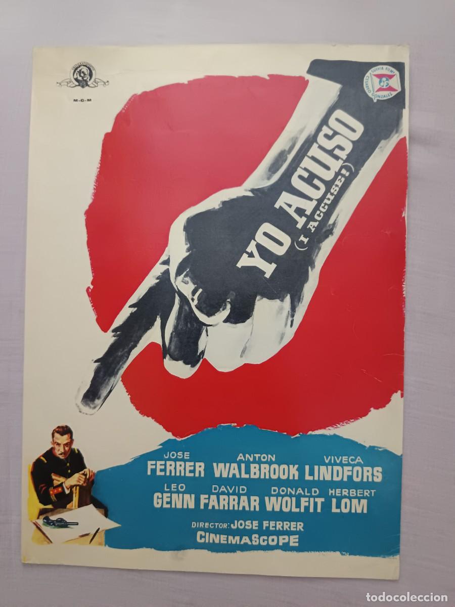 Cine: GUIA DE CINE SENCILLA YO ACUSO JOSE FERRER