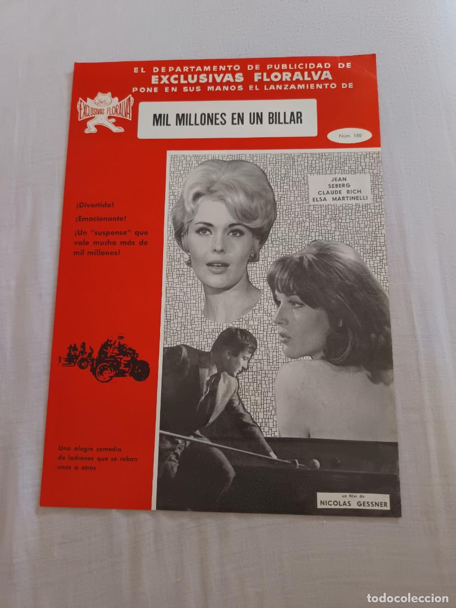 Cine: GUIA DE CINE DOBLE MIL MILLONES EN UN BILLAR JEAN SEBERG
