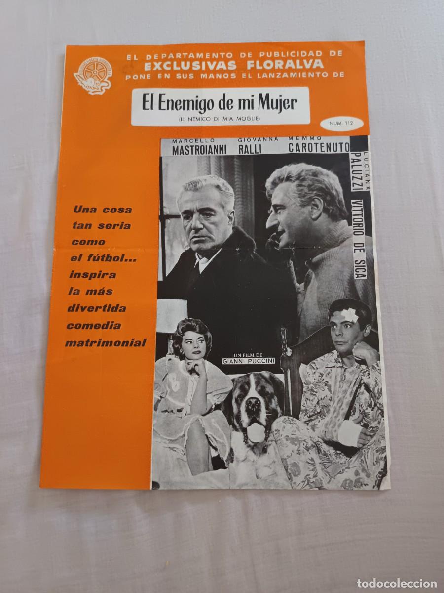 Cine: GUIA DE CINE DOBLE EL ENEMIGO DE MI MUJER MARCELLO MASTROIANNI