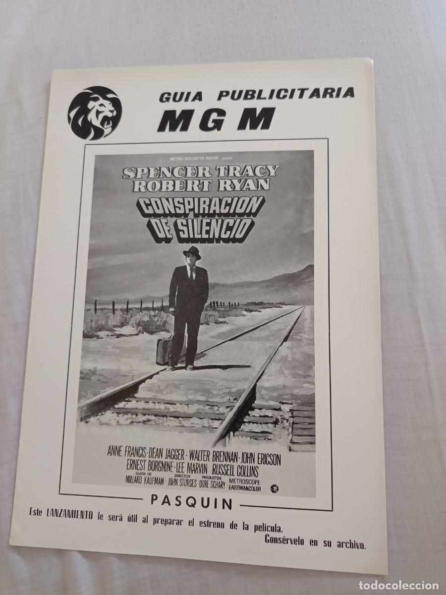 Cine: GUIA DE CINE TRIPLE CONSPIRACION DE SILENCIO SPENCER TRACY