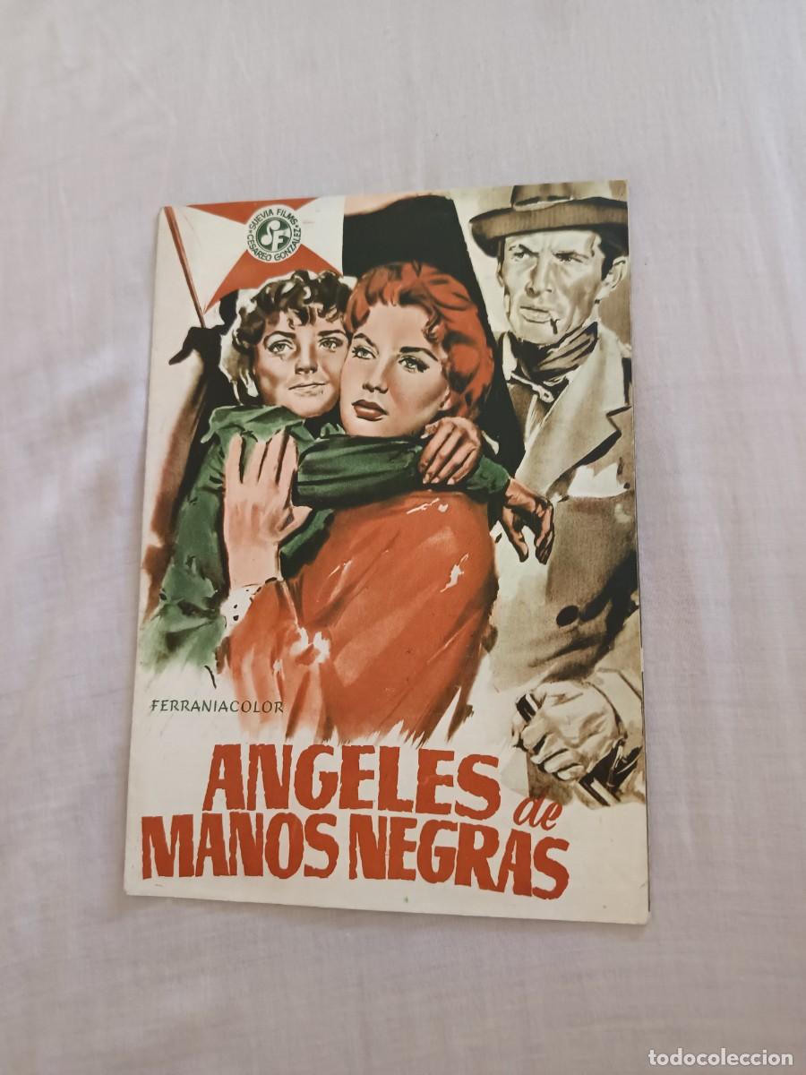 Cine: GUIA DE CINE TIPO LIBRITO 8 PAGINAS ANGELES DE MANOS NEGRAS LISE BOURDIN